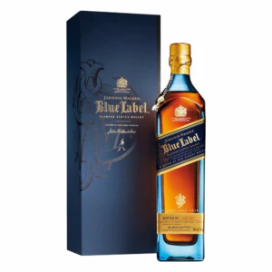 Johnnie Walker Blue Label whisky bottle delivered in Los Cabos