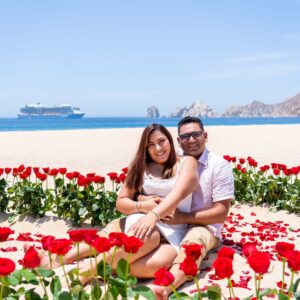 Heart of Roses Proposal + 1 Hour Photography