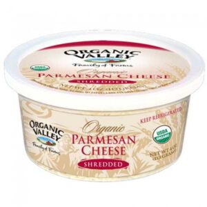 Organic Valley Shredded Parmesan Cheese 4 oz