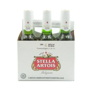 Stella Artois Lager 6 pack Botella 330 ml
