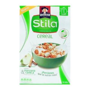 Cereal Quaker Stila apple and cinnamon 450 g