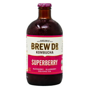 Brew Dr Kombucha Superberry 14 oz