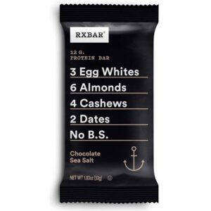 Chocolate sea salt Rxbar 52 g – 4 pack