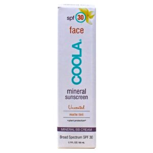 Coola Face Sunscreen Mineral Matte Tint SPF 30 Reef Friendly 1.7 oz