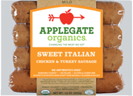 Applegate Organic Sweet Italian Sausage
