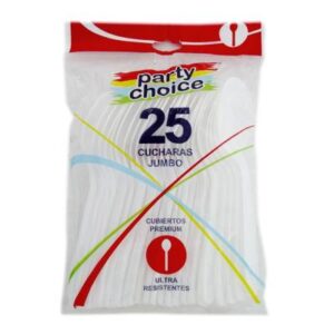 Party Choice disposable spoons (jumbo) 25 pcs
