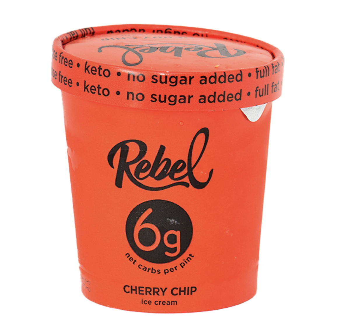 Rebel Ice Cream Low Carb, Keto Cherry Chip 1 pint