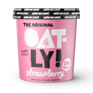 Oatly Strawberry Frozen Dessert 1 pint