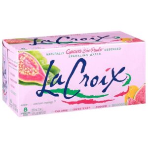 La Croix Water Sparkling Guava Non GMO 12 oz 12 pack