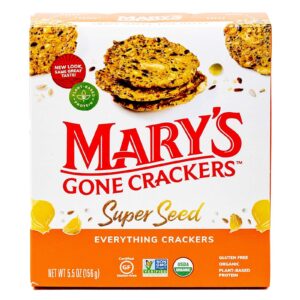 Mary's Gone Crackers Super Seed Everything Gluten Free 5.5 oz