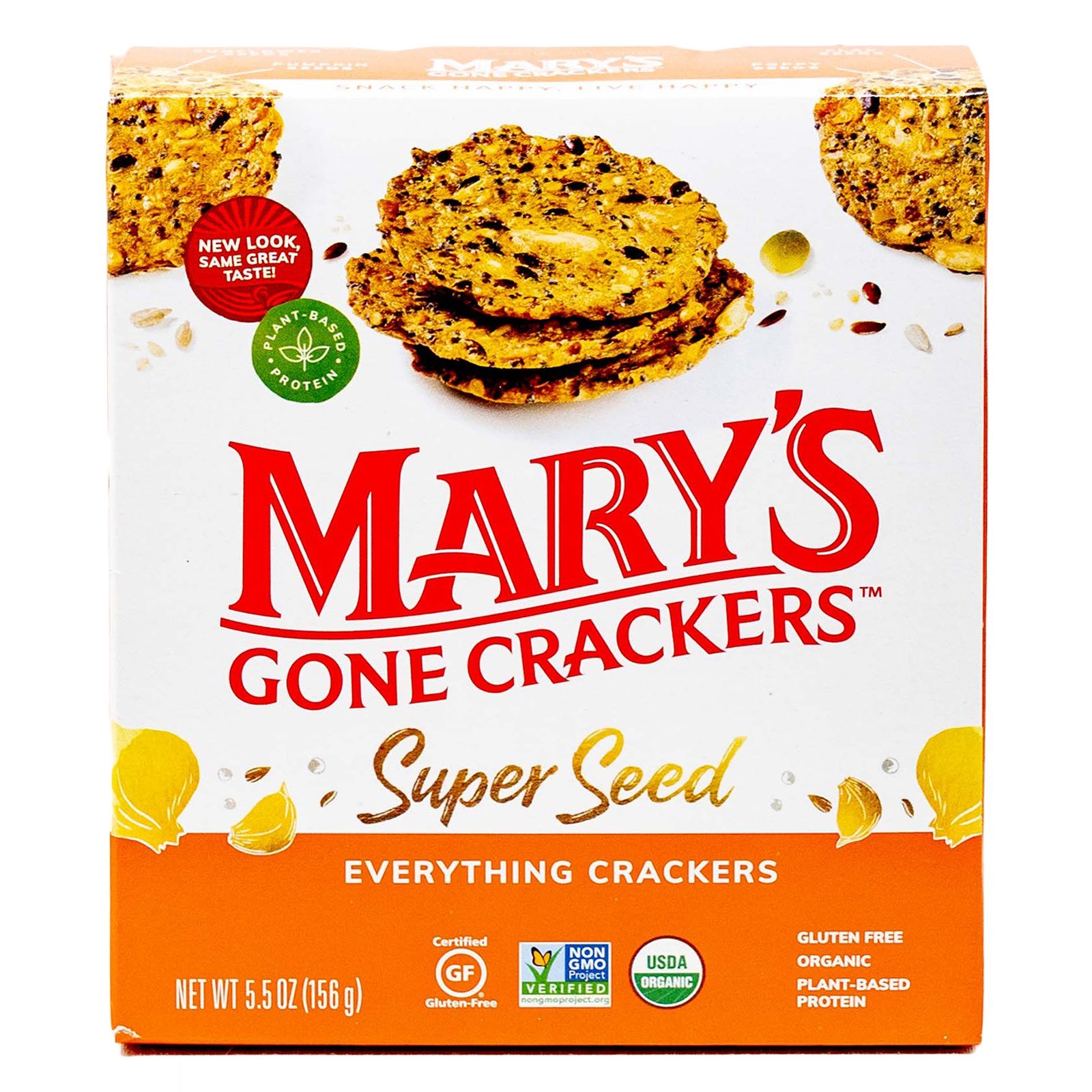 Mary's Gone Crackers Super Seed Everything Gluten Free 5.5 oz