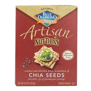 Blue Diamond Artisan Nut-Thins, Chia Seeds