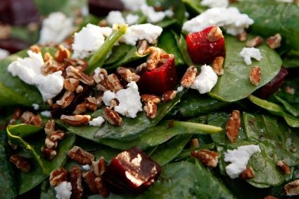 Kirkland Signature Spinach and Goat Cheese Salad