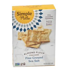Simple Mills Fine Ground Sea Salt Almond Flour Crackers 4.25 oz