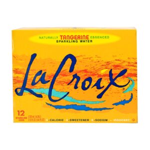 La Croix Water Sparkling Tangerine Non GMO 12 oz 12 pack