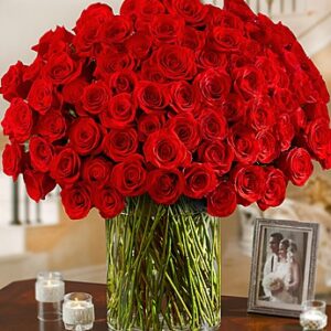 100 Long Stem Roses