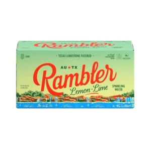 Rambler Sparkling Water Lemon-Lime 12 oz, 8 Cans