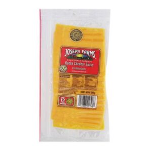 Cheddar Joseph Farms 10 slices