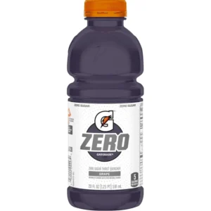 Gatorade Zero Grape, 20 oz Bottle