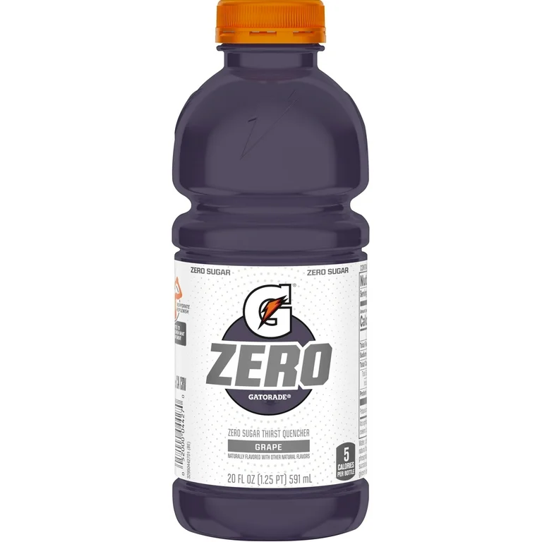 Gatorade Zero Grape, 20 oz Bottle