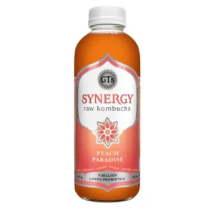 Gts Kombucha Raw Peach Paradise Organic 16 oz