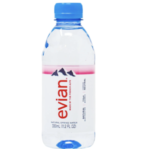 Evian Water Natural Spring 330 ml (11.2 oz)