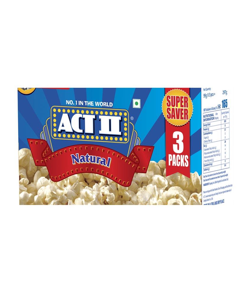 Act II Natural Microwave Popcorn