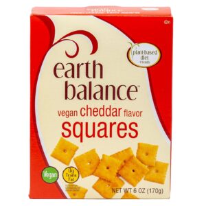 Earth Balance Crackers Cheddar Vegan 6 oz
