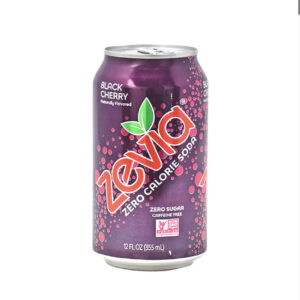 Zevia Soda Black Cherry Zero Calorie 12 oz