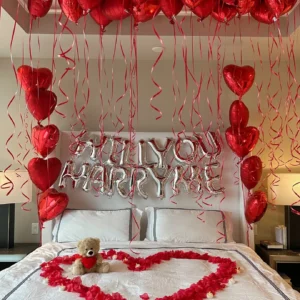 Will You Marry Me Balloon Set Up