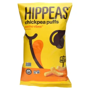 HIPPEAS Chickpea Puffs, Vegan Nacho Vibes, 4 oz