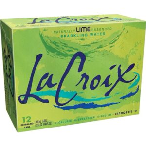La Croix Water Sparkling Lime Non GMO 12 oz 12 pack