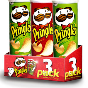 Pringles 3 pack (sour cream, cheese, regular)
