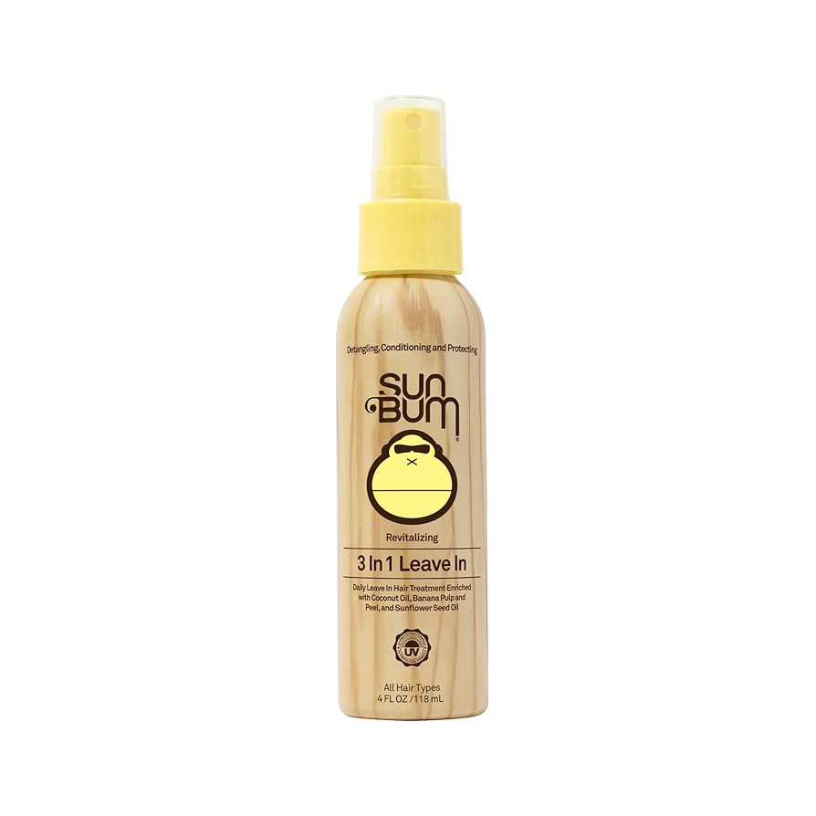 Sun Bum Revitalizing 3 in 1 Leave-In Conditioner Spray, 4 fl oz