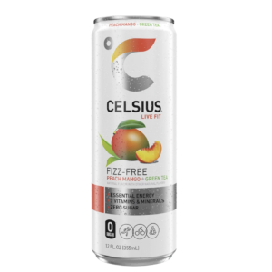Celsius Fizz Free Peach Mango Green Tea 12 oz