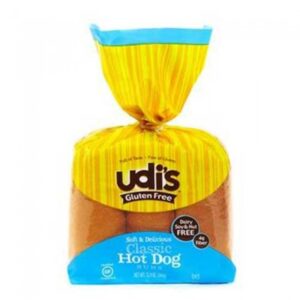 Udi's Gluten Free Classic Hotdog Buns 12.9 oz 6 pack