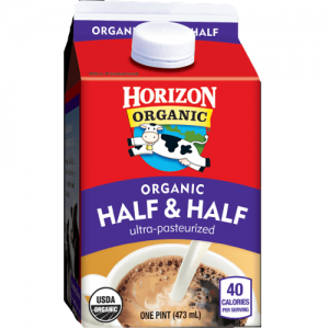 Horizon Organic Half & Half coffee creamer