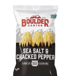Boulder Canyon Chips Potato Salt & Pepper Gluten Free 5 oz