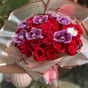 Roses and Orchids Bouquet