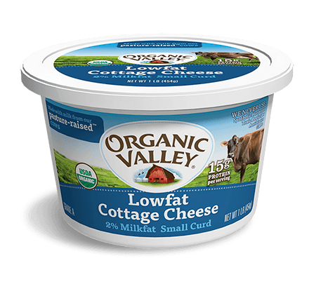 Organic Valley Cottage Low Fat Cheese 16 oz