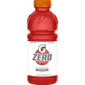 Gatorade Zero Fruit Punch, 20 oz Bottle