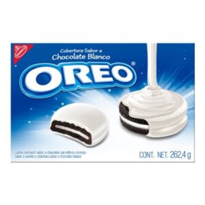 White covered Oreos