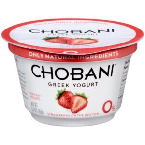 Chobani Strawberry Non Fat Greek 5.3 oz