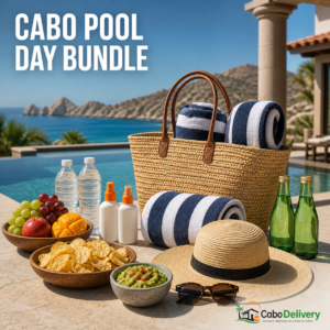 Cabo Pool Day Bundle delivered to Los Cabos villas and resorts