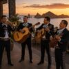 Mariachi band playing live music at a celebration in Cabo