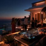 Cabo villa party DJ performing at a luxury villa in Los Cabos