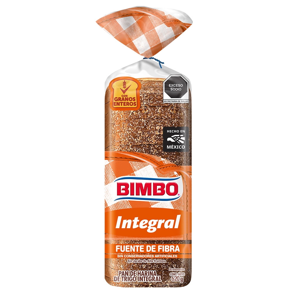 Bimbo Whole Wheat Bread 620 g