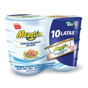 Mazatún Tuna in Water Soy-Free 10 x 130 g