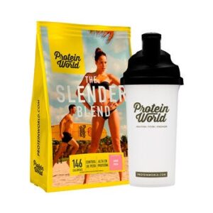 Protein World Slender Protein Powder Flavor Strawberry 1.2 kg