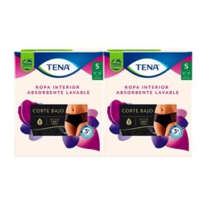 Tena Ropa Interior Reusable Corte Bajo Chico 2 Pieces